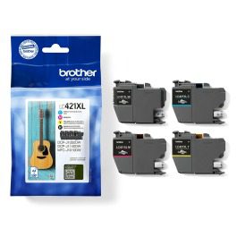 Conjunto 4 Tinteiros Brother Originais LC421 XL (LC421XLVAL)