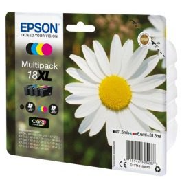 Conjunto 4 Tinteiros Epson 18 XL Originais Série Margarida (C13T18164012)