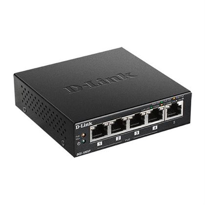 D-LINK SWITCH 5x10/100/1000 GIGABIT POE (60W)