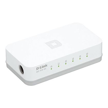 D-LINK SWITCH 5x10/100/1000(HALF/FULL DUPLEX (SEM GESTAO)