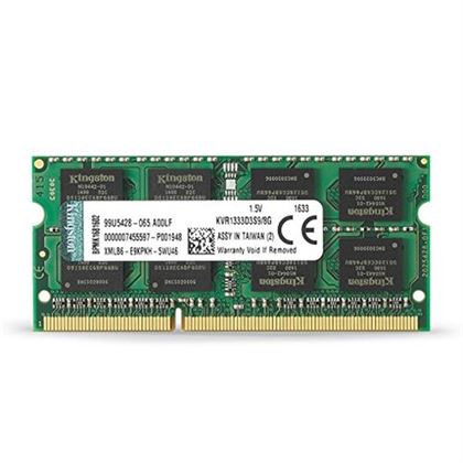KINGSTON MEM 8GB 1333MHZ DDR3 NON-ECC CL9 SODIMM