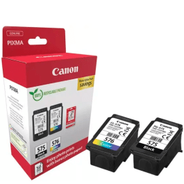 Conjunto 2 Tinteiros Canon PG-575 + CL-576 Original