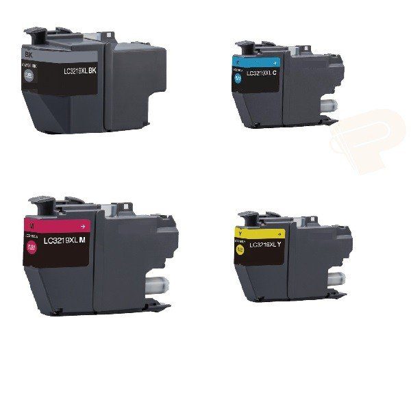 Conjunto 4 Tinteiros Brother LC3217 / LC3219 XL Compatíveis