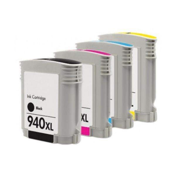 Conjunto 4 Tinteiros Compatíveis HP 940 XL