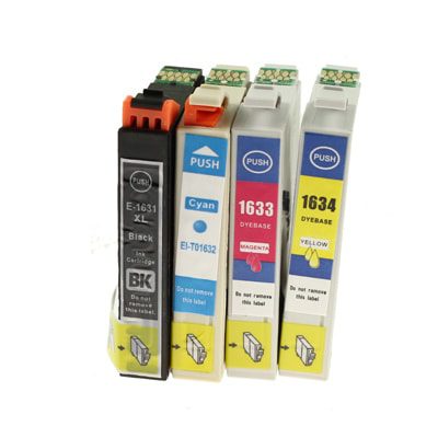 Conjunto 4 Tinteiros Epson 16 XL Compatíveis (T1635)
