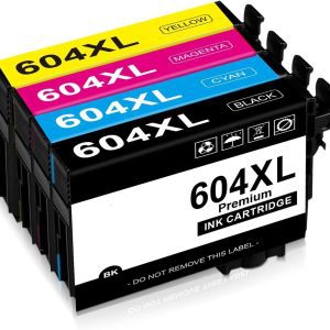 Conjunto 4 Tinteiros Epson 604 XL Compatíveis