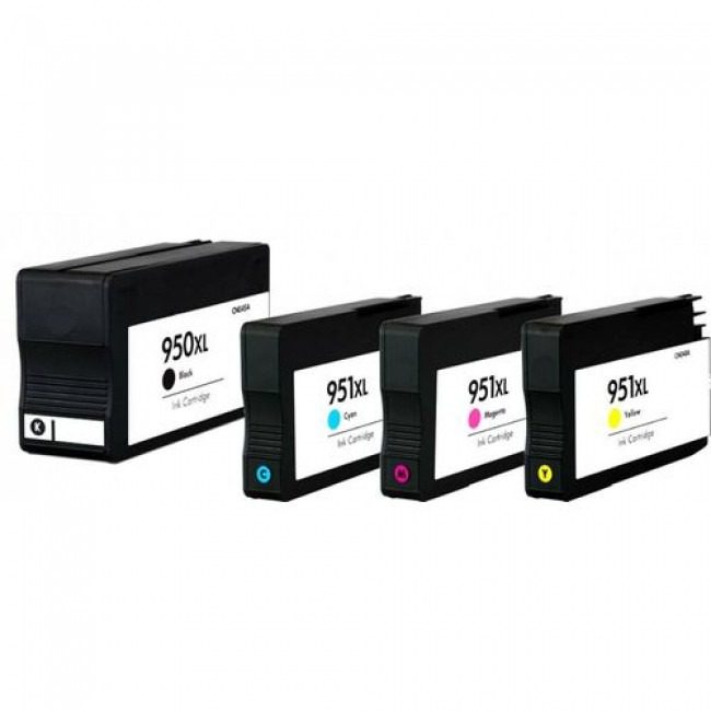 Conjunto 4 Tinteiros HP 950 XL / 951 XL Compatíveis