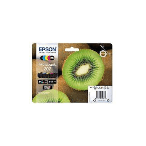 Conjunto 5 Tinteiros Epson 202 Originais Série Kiwi (C13T02E74010)