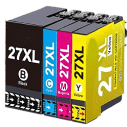 Conjunto 5 Tinteiros Epson 27 XL Compatíveis