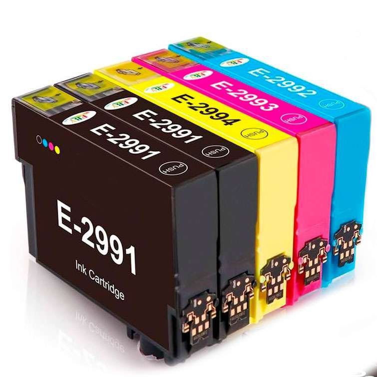 Conjunto 5 Tinteiros Epson 29 XL Compatíveis