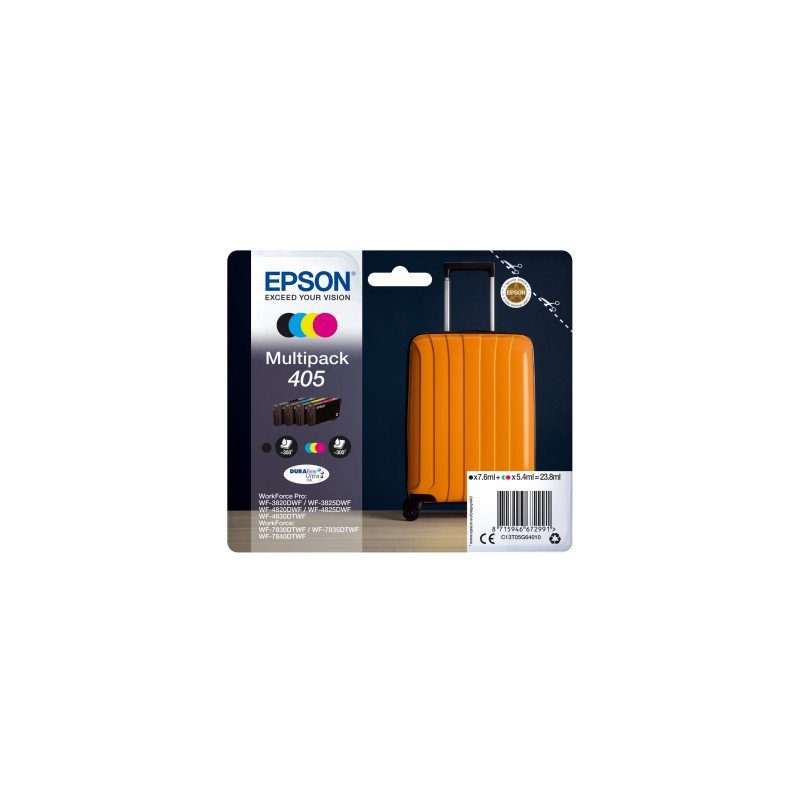 Multipack 4 Tinteiros Epson 405 Originais (C13T05G64020)