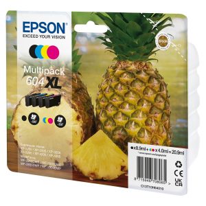 Multipack 4 Tinteiros Epson 604 XL Originais (C13T10H64010)