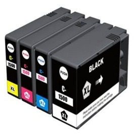 Conjunto 4 Tinteiros Canon Maxify Compatíveis PGI-1500 XL
