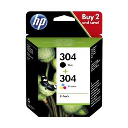 MultiPack 2 Tinteiros HP 304 Preto / Tri-color Originais 3JB05AE