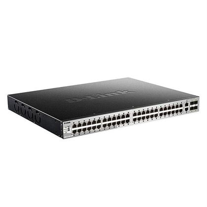 D-LINK SWITCH 48X10/100/1000BASE-T POE 370W L3 S.M.2X