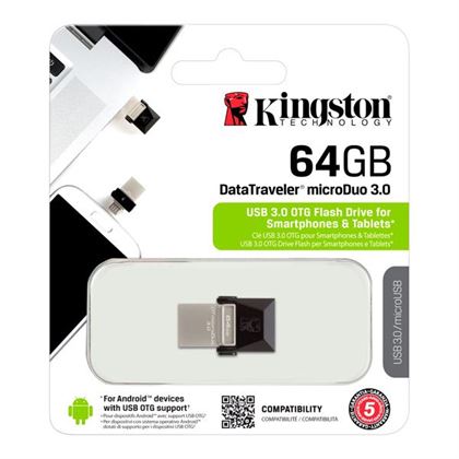 KINGSTON PEN 64GB USB 3.2 DT MICRODUO 3 GEN 2 DATATRAVELER