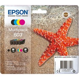 Multipack 4 Tinteiros Epson 603 Originais (C13T03U64010)