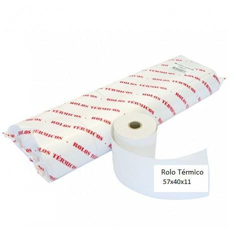 Rolo Papel Térmico 57X40X11 Branco