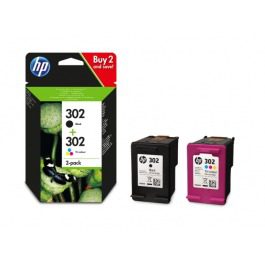 MultiPack 2 Tinteiros HP 302 Preto / Tri-color Originais X4D37AE