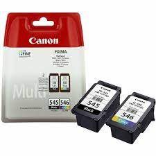 Conjunto 2 Tinteiros Canon PG-545XL + CL-546 Originais