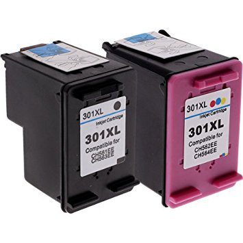 Conjunto 2 Tinteiros Reciclados HP 301 XL