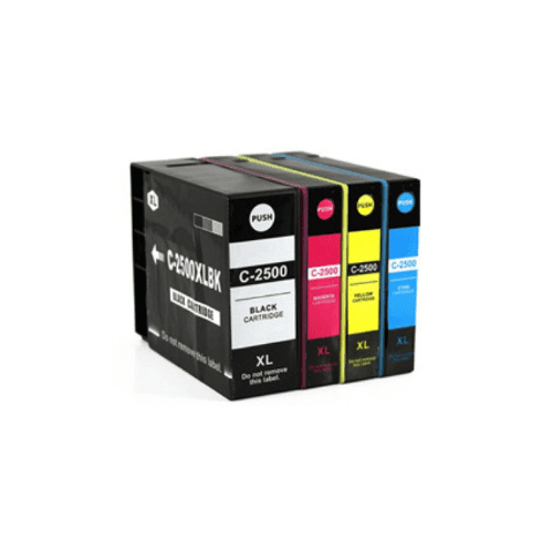 Conjunto 4 Tinteiros Canon Maxify Compatíveis PGI-2500 XL