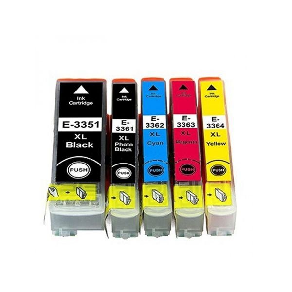 Conjunto 5 Tinteiros Epson 33 XL Compatíveis