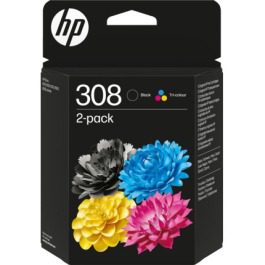 MultiPack 2 Tinteiros HP 308 Preto + Tri-color Originais 6L6S6UE