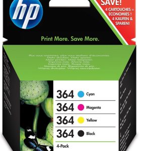 Pack Combo 4 Tinteiros HP 364 Originais (N9J73AE)